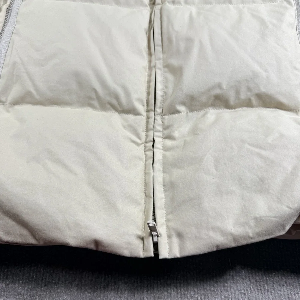 Under Armour Made In Italy Luxury Goose Down Puffer Vest Mens XL Beige Rare GUC